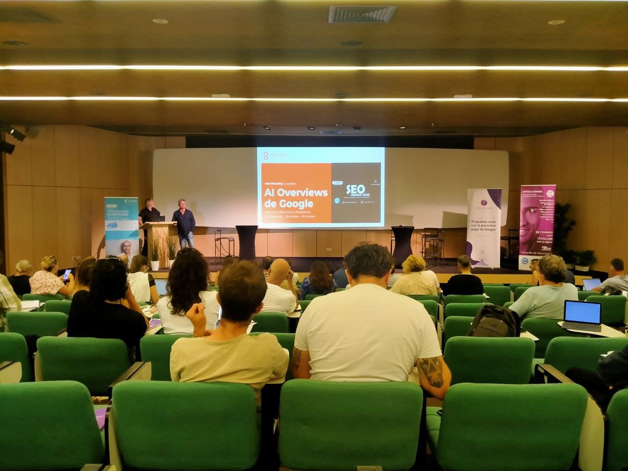 Conférence SEO Masters sur Google IA Overview à la CCI de Bayonne